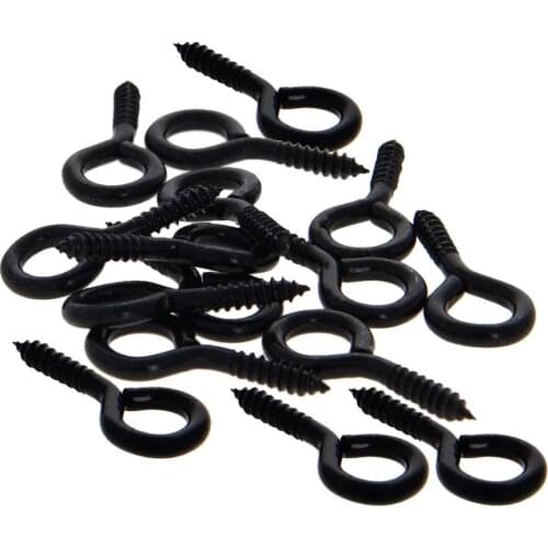 MroMax 12/14/16/20/30/50/60/80pcs New Self-tapping Nails Hooks Sheep Eyes Iron Plating Total Length 22/30/50/55mm Hardware Hools