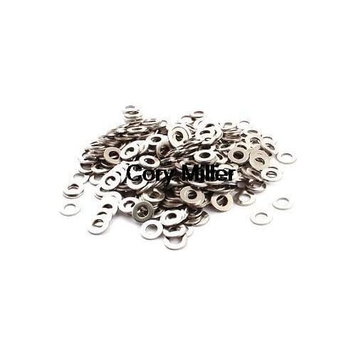Replacement 4mm x 8mm x 0.8mm Metal Flat Washer Fasteners