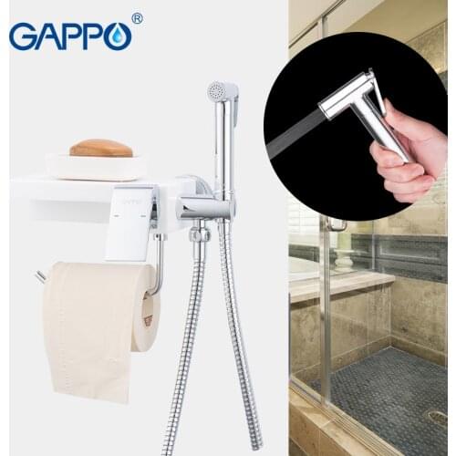 GAPPO bidet faucets bidet shower sprayer bidet toilet faucet multifunctional bidet toilet water taps for bathroom shelf holder