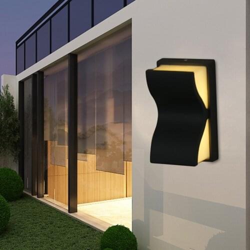 6W UP and down LED Outdoor Wall Lamps Waterproof Aluminum Wall Lights Porch Garden Corridor Wall Sconce Indoor Wall Light