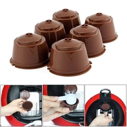 1PC Reusable Capsule Coffee Cup Filter For Nescafe Refillable Coffee Cup Holder Pod Strainer for Dolce Gusto reusable