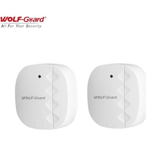 2Pcs Wolf-Guard Wireless Door Sensor Window Magnet Detector Sensitive Parts for Home Security GSM Panel Alarm Burglar System