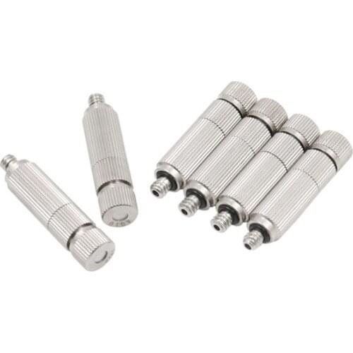 5Pcs High Pressure 3/16" Male Thread Net Filter Fogging Sprayers 0.1~0.5mm Misting Sprayers Garden Cooling Humidify Accessories