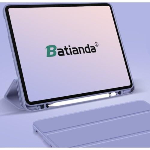 Batianda Tablet Case For iPad Pro 11'' 2th Gen 2020 & 2018 with Invisible Pencil Holder Protective Cover with Auto Sleep/Wake