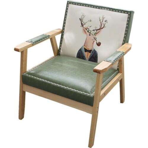 Dessert tea shop simple coffee shop negotiation chair leisure sofa coffee table office card seat