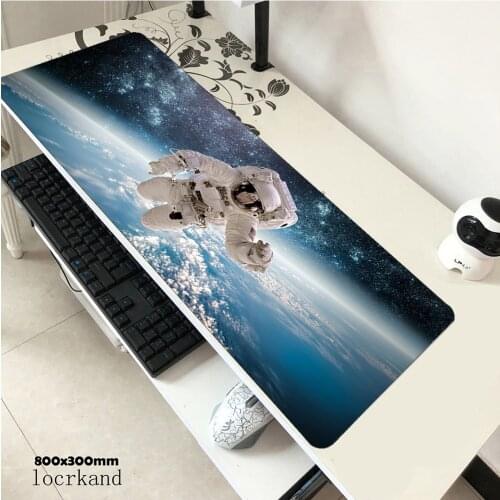 Sci Fi Astronaut Padmouse 900x400x2mm Gaming Mousepad Game Esports Mouse Pad Gamer Computer Desk Popular Mat Notbook Mousemat Pc