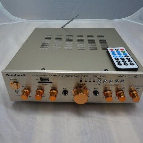 300W card toroidal 4 tube C5198 power amplifier professional home kara ok amplifier