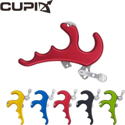 Wholesale 3/4 Finger Arrow Release Aid Compound Bow Carbon Fiber Complex Strength Drop Grip Spreader Lightweight Designed