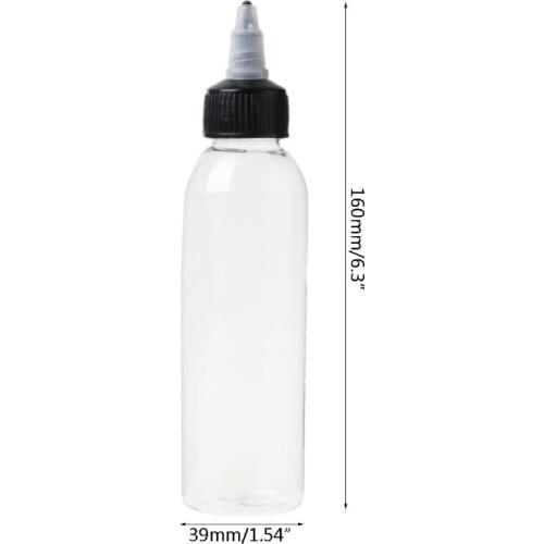 120ml Twist Cap Empty Plastic Tattoo Ink Pigment Bottle Supply