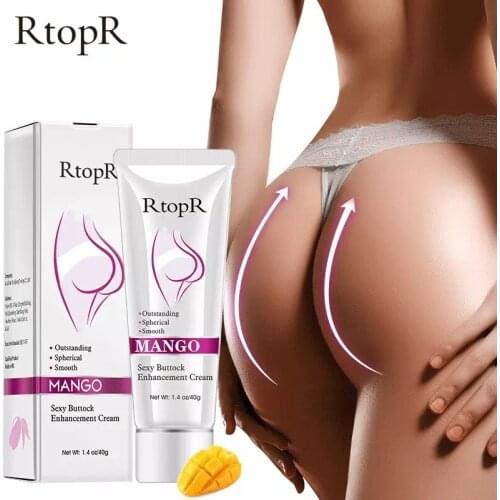 RtopR Mango Butt Enhancement Cream Hips Buttock Growth Enhancement Hip Enhancer Ass Lift Up Plant Extract Massage Body Cream 40g