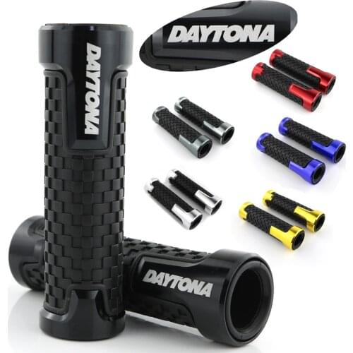 For Triumph DAYTONA 955i DAYTONA 600/650 DAYTONA 675 R Handlebar Handle Grip CNC Motorcycle Aluminum None-Slip Rubber