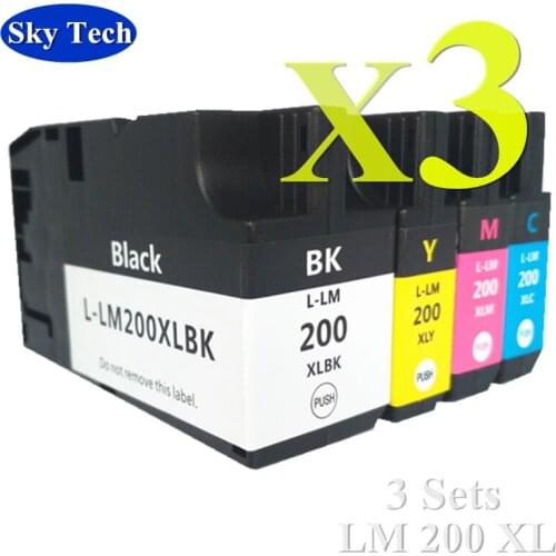 12X Compatible Cartridge For Lexmark LM200XL LM-200 XL , For Lexmark OfficeEdge Pro4000c Pro4000 Pro5500 Pro5500t printer