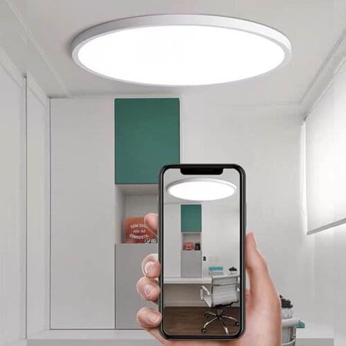 Ultrathin LED Ceiling Lights 6W-48W AC 85-265V Modern LED Panel Light for Living Room Surface Mounted Led Ceiling Down Light