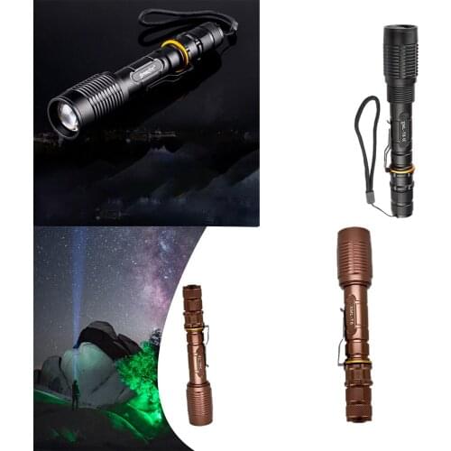 Ultra-Bright LED Flashlight, Zoomable Adjustable Focus, Water-Resistant, 5 Light Modes for Indoor and Outdoor,Camping,Hiking