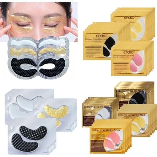 Moisturizing Eye Mask Patch for Eye Face Mask Anti Aging Anti Wrinkle Crystal Collagen Gel Eye Patches Dark Circles Remover