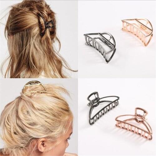 New Fashion Women Hair Claws Hair Crab Clamp Hairgrip Plastic Hair Clip Claw Hairdressing Tool Hair Accessories for Women
