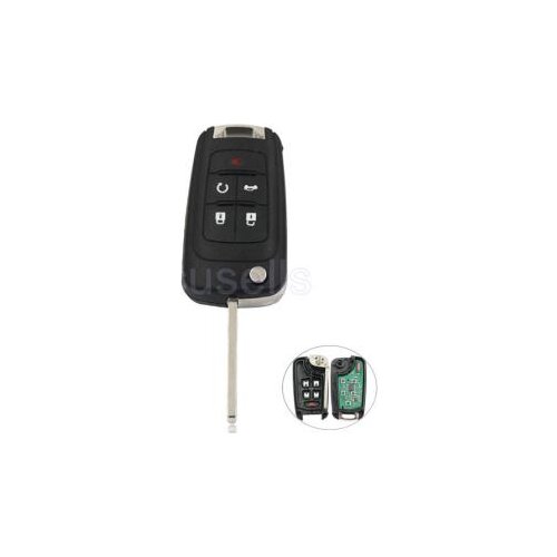Replacement New 5 Button Remote Key 315/433MHZ Fit For Buick HU100 Blade Uncut