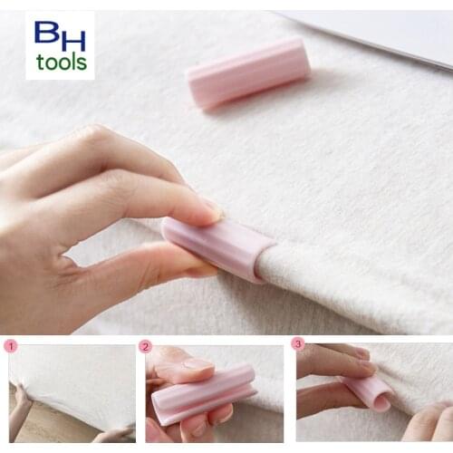 12pcs BedSheet Clips Plastic Slip-Resistant Clamp Quilt Bed Cover Grippers Fasteners Mattress Holder For Sheets Home Clothes Peg