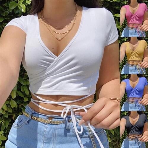 Women Sexy Crop Top Crop Sleeveless Solid Cropped Vest Slim Sling Tank Top V-neck Plain Camisole 2021 New