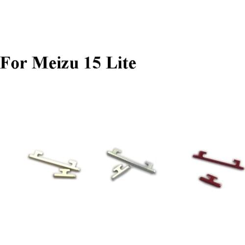 Gold Black Side Button For Mei zu 15 Lite Power On Off Button + Volume Button Side Button Set For Mei zu 15Lite 15 Lite Repair