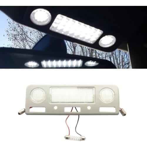 1x OBC Led Dome Roof Light Lamp For BMW E38 740i 740iL E39 525i 528i 530i 540i Center Led Interior Dome Light Kit