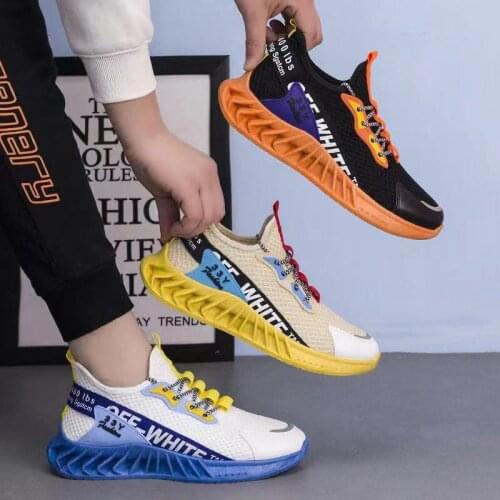 2021 Mens Lace-up Sneakers Breathable Tide Shoes Rubber Sole Casual shoes Fashion High quality Sneakers Zapatos De Hombre New
