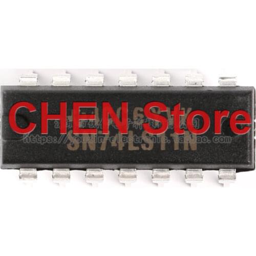 4pcs new SN74LS11N chip TI DIP-14 3 input port 3 and gate 74LS11