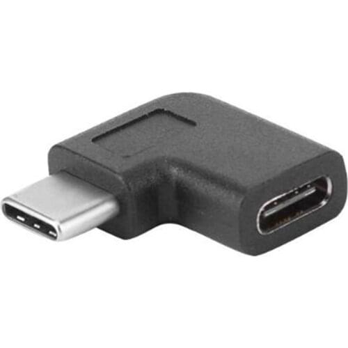 50pcs 90 Degree Right Angle USB 3.1 Type C Male to Female USB-C Converter Adapter for Smart Phone for Samsung S9 S8 Note 9