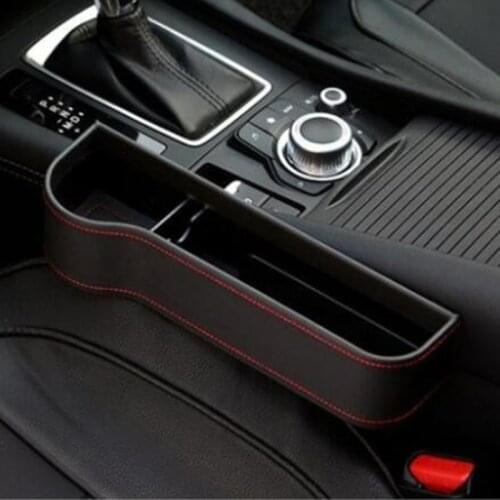 Car Seat Gap Storage Box Multifunctional Car Seat Organizer PU Leather Pocket Catcher Organizer Phone Bottle Cups Holder