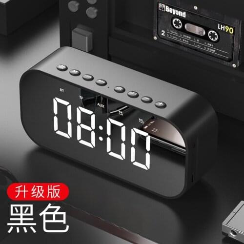 Bluetooth Speaker Wireless Small Intelligent Girls Alarm Clock Led Digital Electronic Alarm Clock Living Room Decoration II50NZ