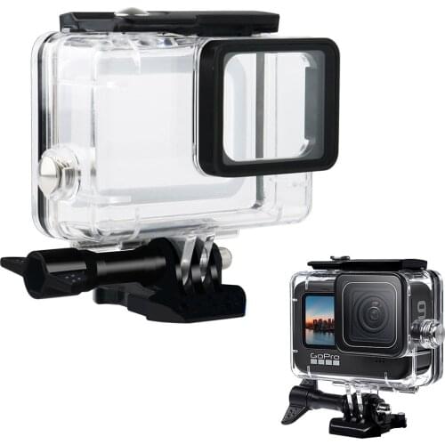 45mUnderwater Waterproof Housing Case with Mounting seat and screw Action Camera Accessories Protective Box For Gopro Hero3 3+ 4
