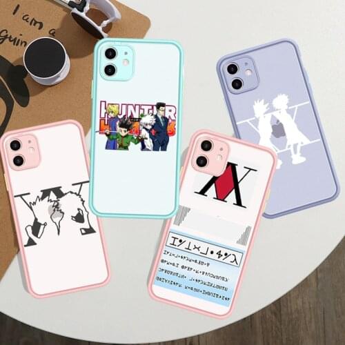 HUNTER X HUNTER HxH Gon Killua Anime Phone Case for IPhone 11 Pro X XS MAX XR 7 6S 8 Plus XS SE 2020 Case Matte Protective Cover