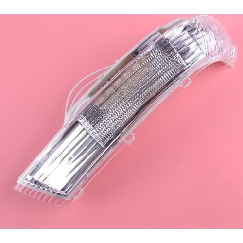 DWCX Car Left Rearview Mirror LED Turn Signal Indicator Light Lamp Plastic 7L6949101 Fit For VW Touareg 2003 2004 2005 2006 2007