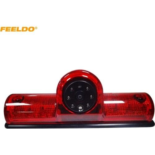 FEELDO Universal Cargo Van Car LED Brake Light IR Rear View Camera Reversing/Parking Camera #5370