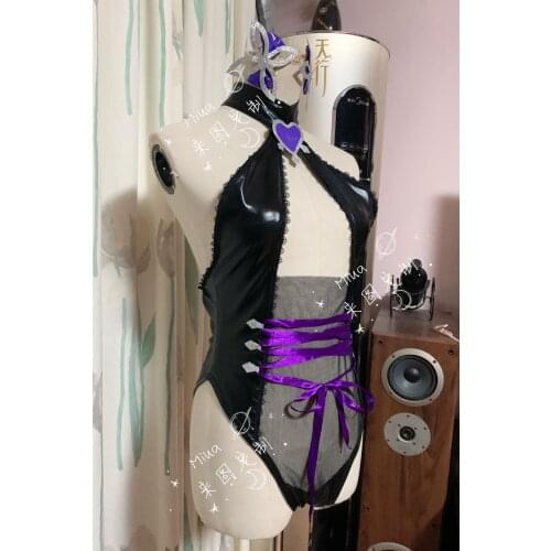 [Customized] Anime Azur Lane Illustrious Rabbit Girl Sexy Party Dress Any Size Cosplay Costume Women Halloween Free Shipping2020