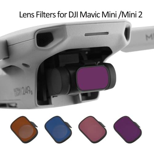 ND Lens Filters Kit for DJI Mavic Mini/Mini 2 ND4 ND8 ND16 ND32 Camera Filter Lens Protection Anti-oil Anti-scratch Accessory