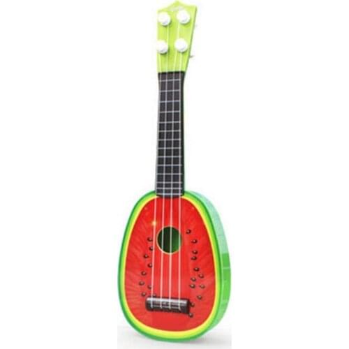 Watermelon Educational Ukulele Adorable ABS Mini Kids Orange Musical Ukulele Ukulele Toy for Home