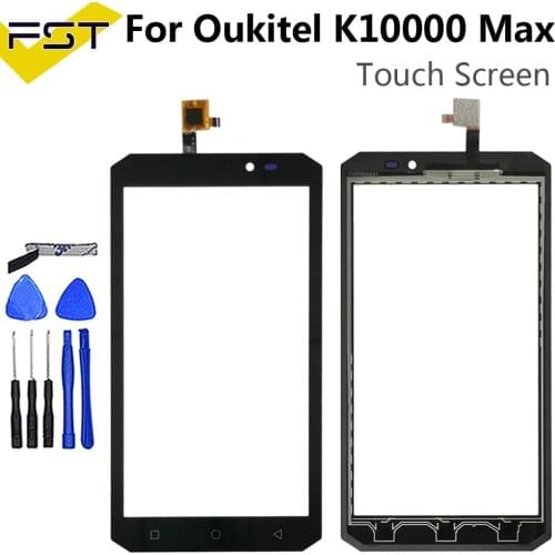 Mobile Phone 5.5'' Touch Screen Glass For Oukitel K10000 Max Digitizer Panel Touchscreen Front Glass Lens Sensor Adhesive