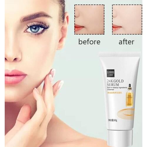 SENANA Gold Fullerene Cleansing Milk cream Moisturizing oil white water and Anti-Acne Balance Deep Bright 60g Cleaning Blac X8A0