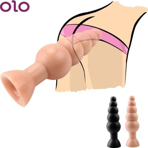 OLO Super Large Anal Beads Erotic Anus Expansion Butt Plug Prostate Massage Huge Big Dildo Sex Toys For Women Men Adult Products