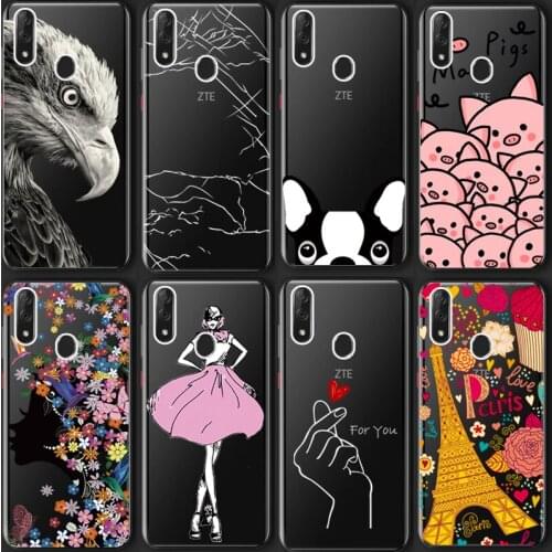 For ZTE BLADE V10 for BLADE V10 Vita Shockproof Silicone Phone Case For Blade V10 Case Covers Transparent Protection Back Cover
