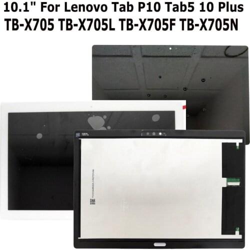 Shyueda IPS Orig 10.1" For Lenovo Tab P10 Tab5 10 Plus TB-X705 X705L X705F X705N LCD Display Touch Screen Digitizer + Free Tools
