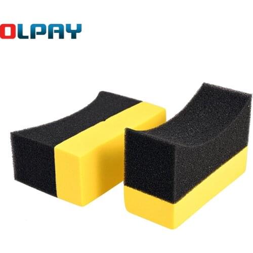 U Shape Car Tire Clear Sponge Tyre Brush Car Waxing Cleaning Sponge car detailing tools cleaning supplies car wash brush product
