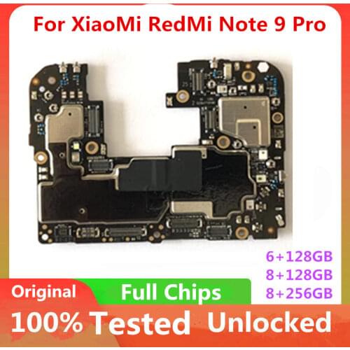 Unlocked For Xiaomi Hongmi Redmi Note 8 Motherboard Full Chips Logic Board Android OS 3+32GB 4+64GB 6+128GB Original Mainboard