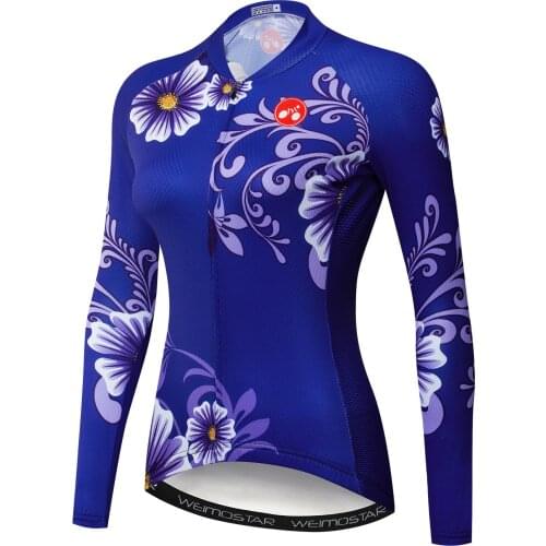 Winter Thermal Fleece Women Long Sleeve Cycling Jersey Clothing Bicycle Outdoor Mountain Road Uniform Bike Triathlon Wear