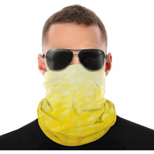 Golden Rainy Days Magic Scarf Half Face Mask Men Women Halloween Tube Scarf Neck Bandanas Windproof Headband Outdoor Hiking