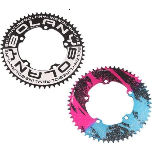 Bicycle Sprocket Bike Chainwheel Aluminum Alloy 130bcd 56t Folding Bike Chain Wheel Bicycle Chainring Crankset Tooth Plate Parts