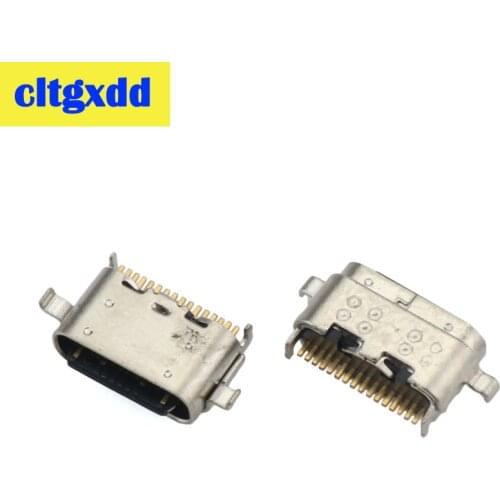 2pcs Micro USB Type C Connector For lenovo P10 (TB-X705F, type za44) For Asus zenfone 6 2019 zs630kl Power Charging Dock Jack