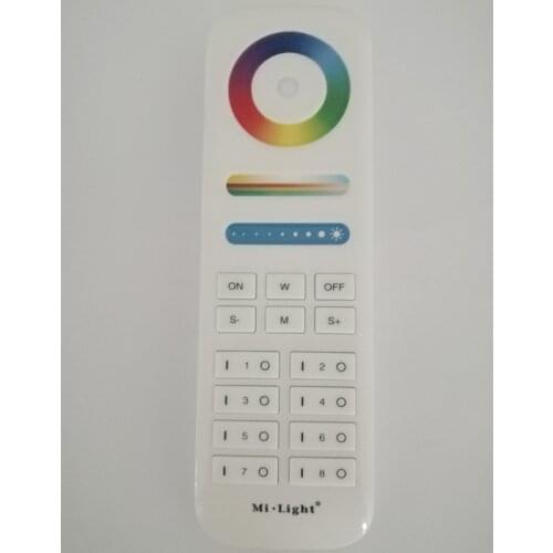 20PCS Mi.Light 2.4G 8-Zone 16Million colors RGB+CCT Led Wireless Remote Controller FUT089 For Milight LS2, LED strip,led bulb