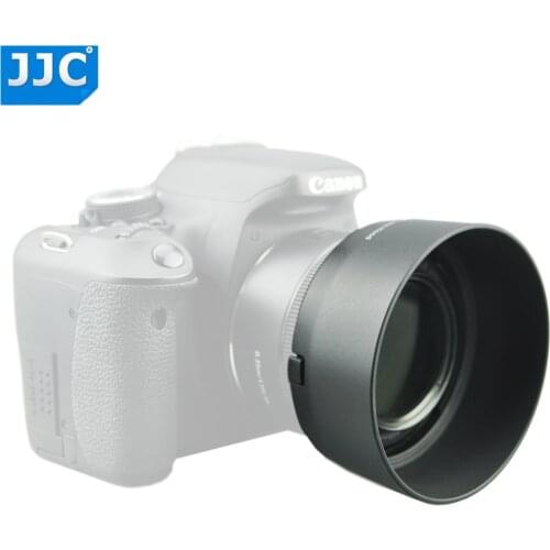 JJC Camera Bayonet Camera Lens Hood for Canon EF 50mm f/1.8 STM Lens replaces ES-68